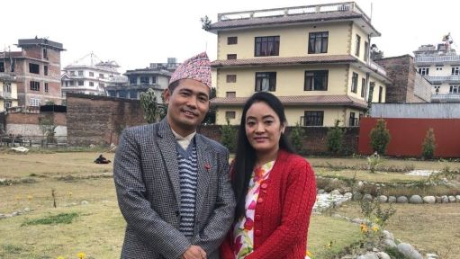 NE.1.104 Ruth Tamang with her husband breed