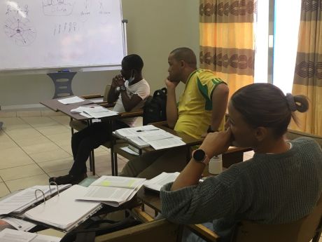 Namibië - NETS bijbelschool sfeerfoto klaslokaal