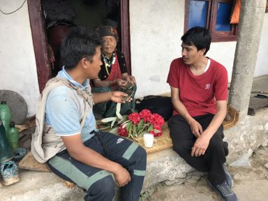 Nepal - Jiwan Bharati - Sfeerfoto