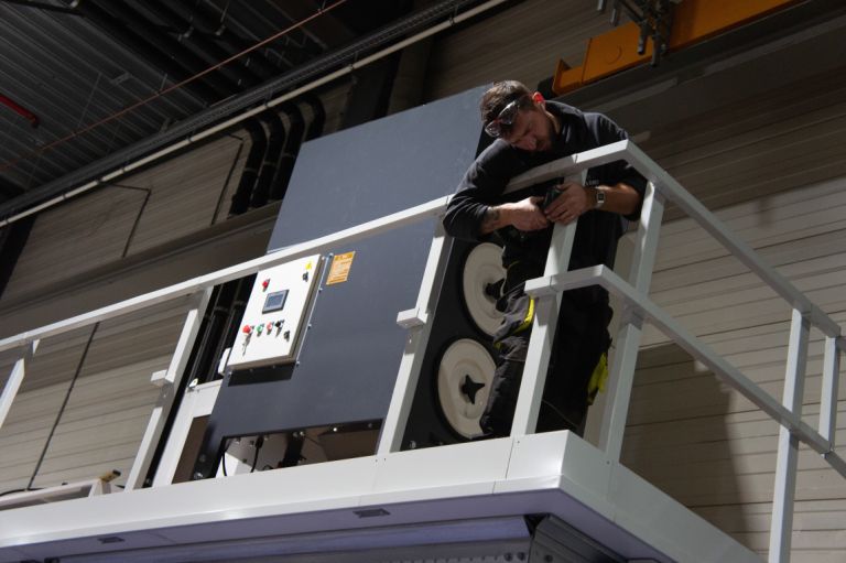 Maatwerk mezzanine van KS Systems