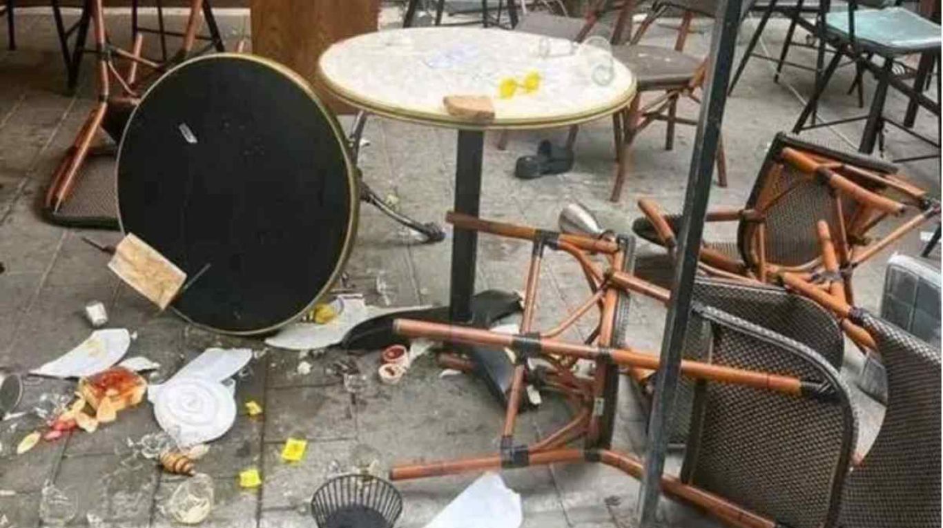 tel aviv cafe terror scare