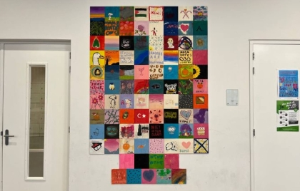 Kunstwerk examenleerlingen