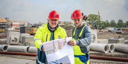 Uitvoerder en medewerker bij het project