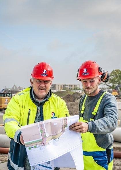 Uitvoerder en medewerker bij het project