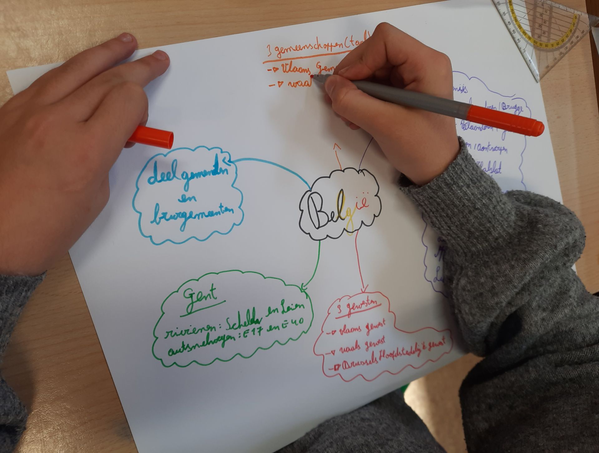 20241016_115017 Kinderen maken een mindmap