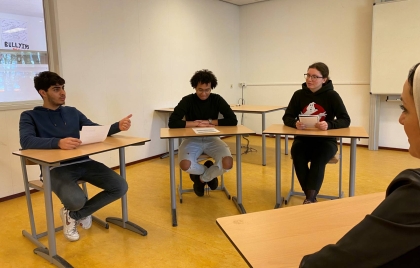 Leerlingen Ithaka een belangrijke rol in sollicitatiegesprekken