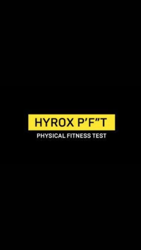 Zaterdag 5 juli: HYROX PFT