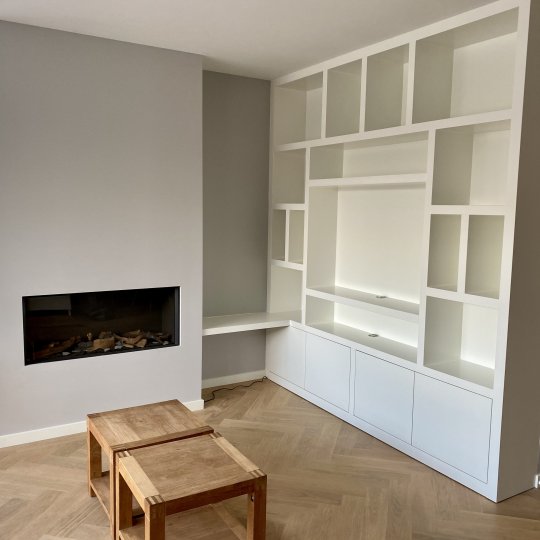 Openhaard kast