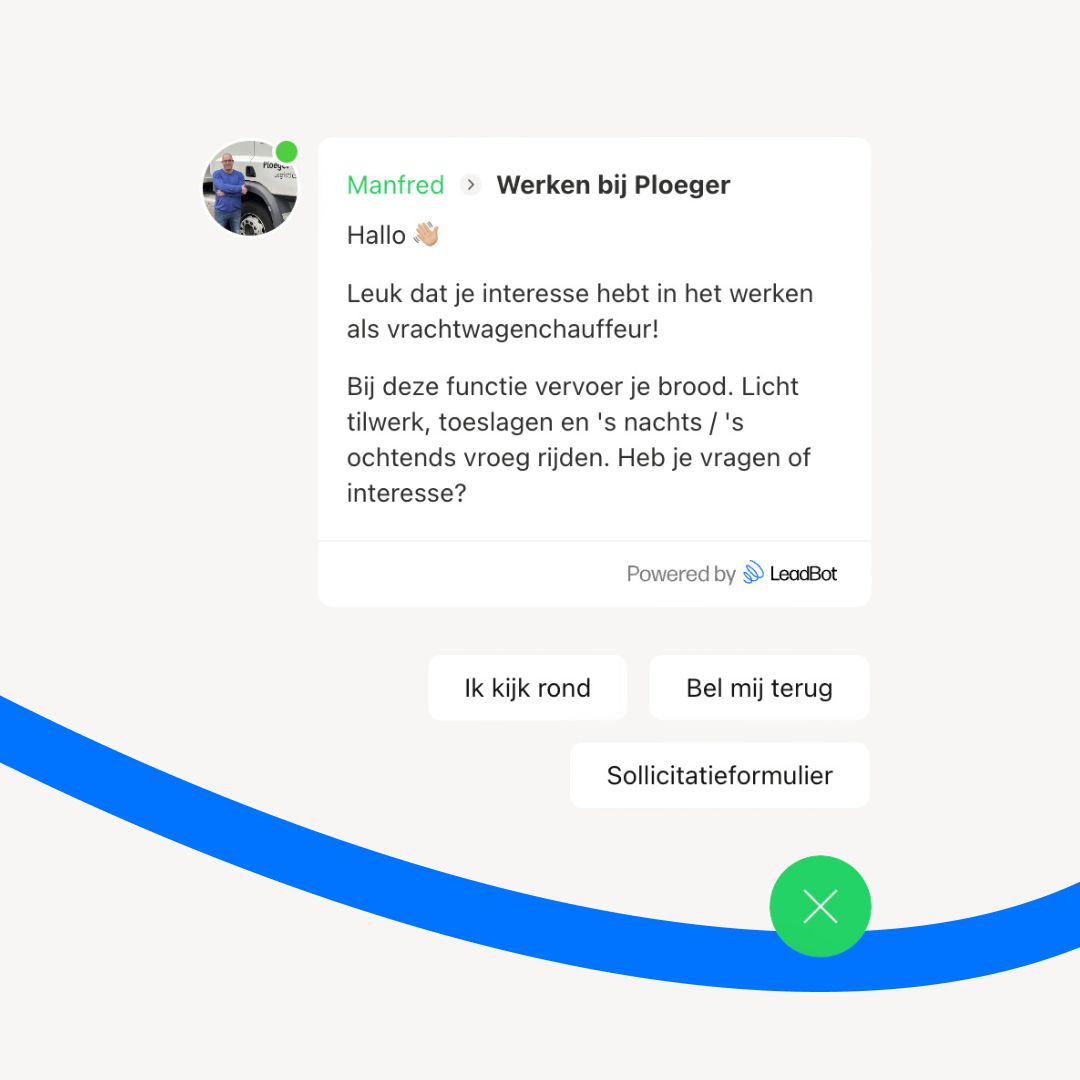 Leadgeneratie voor vacatures met LeadBot Leadgeneratie voor vacatures met LeadBot