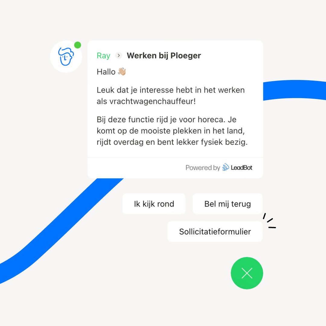 Leadgeneratie voor vacatures met LeadBot Leadgeneratie voor vacatures met LeadBot