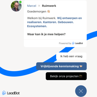 Voorbeeld LeadBot WhatsApp