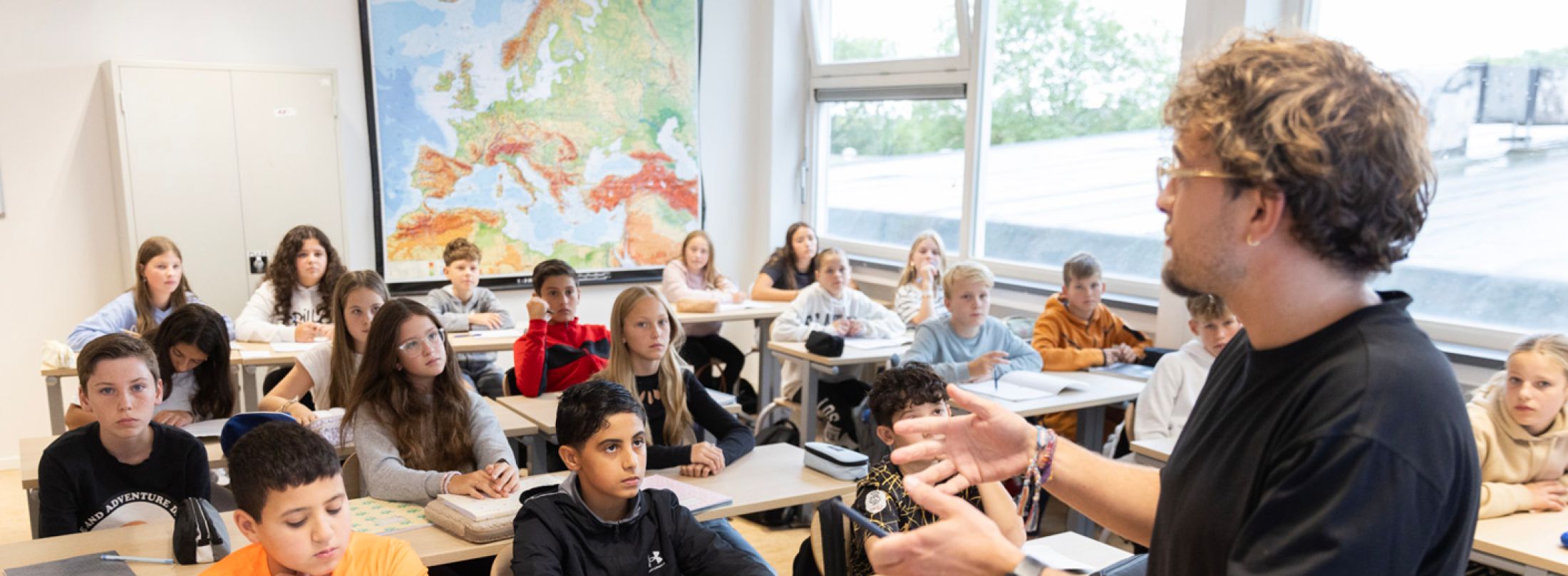 Docent voor de klas