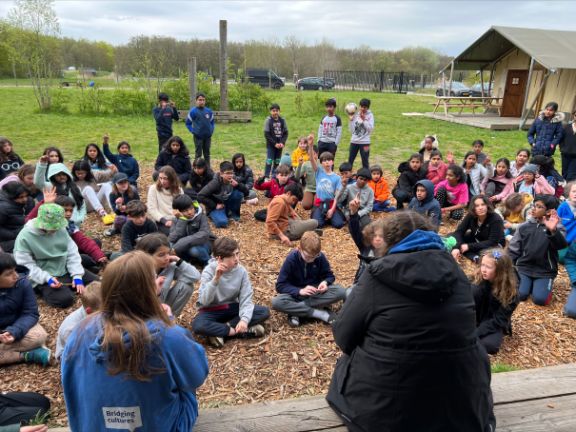 students of ISU at Kanoa camp in Zeeland