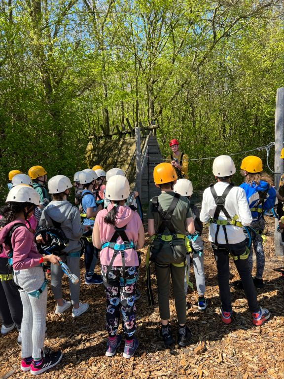 ISU students in Klimbos at Kanoa camp Zeeland