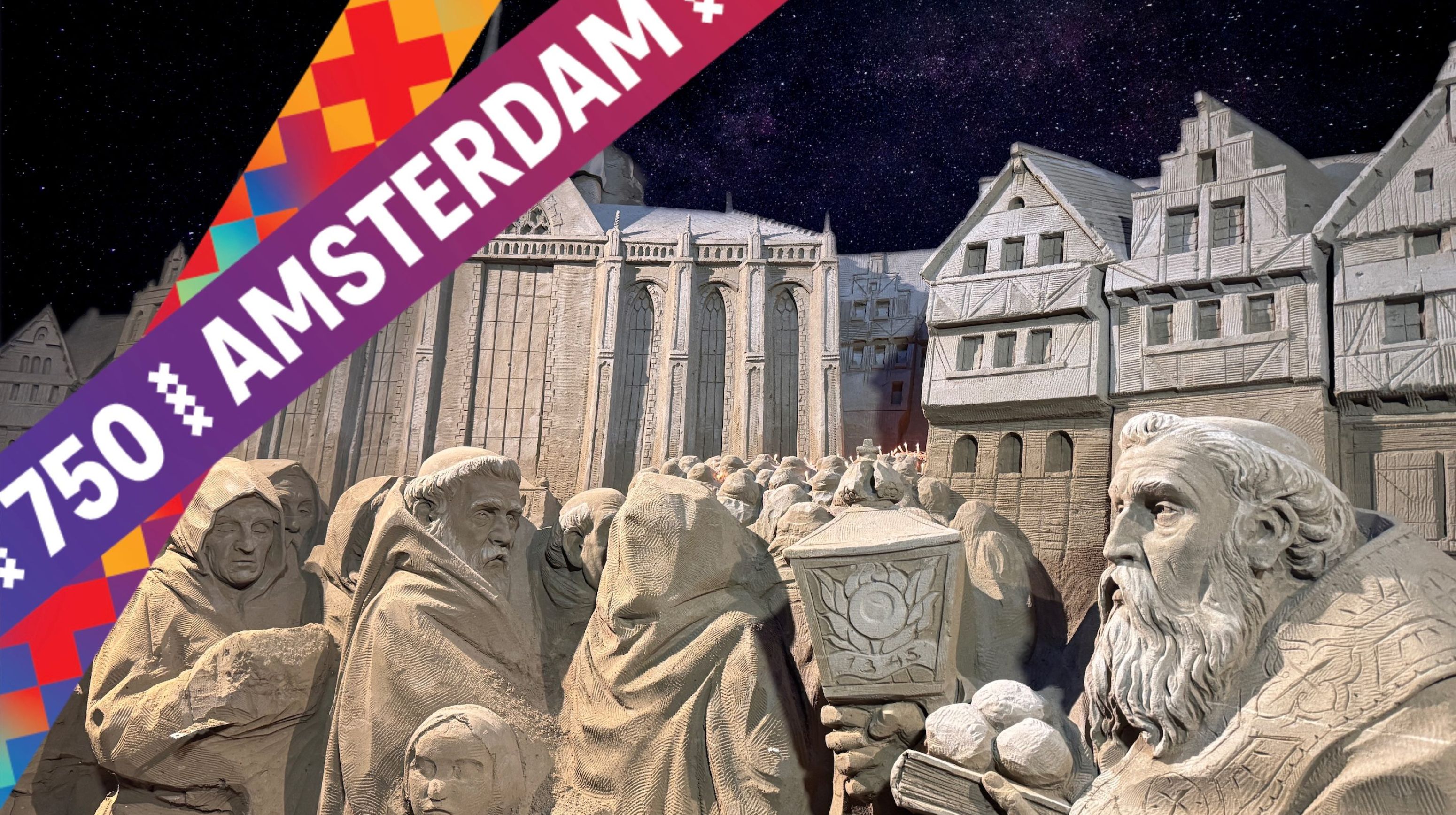 Zandsculpturen bedevaart verkleind