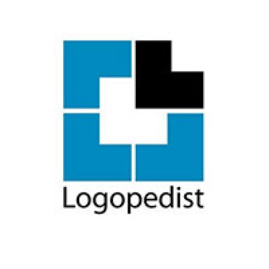 Logopedist blokken met een omgekeerd blok