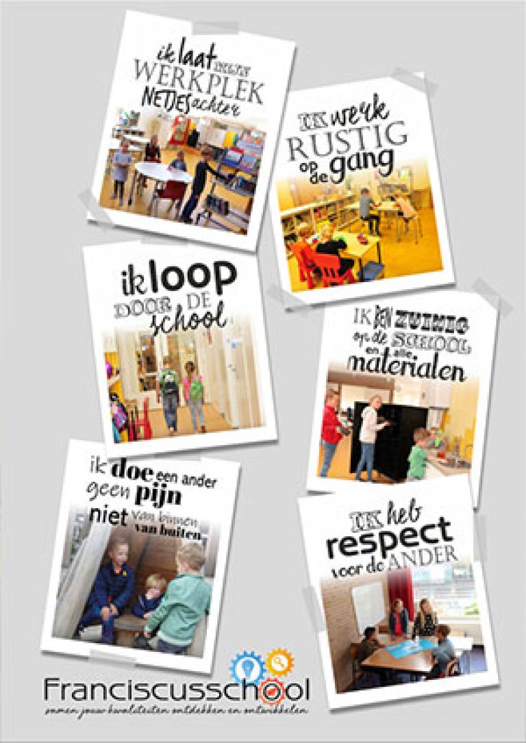 Verzamelposter regels school Verzamelposter regels school