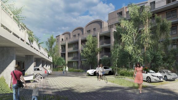 APC Wonenaandezuiderweg Hilversum parkeerplaats