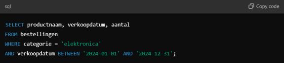 SQL data sector - taal SQL data sector - taal