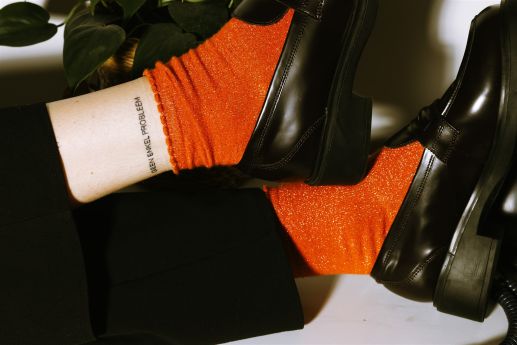 Trainee met tattoo op voet Trainee met tattoo op voet