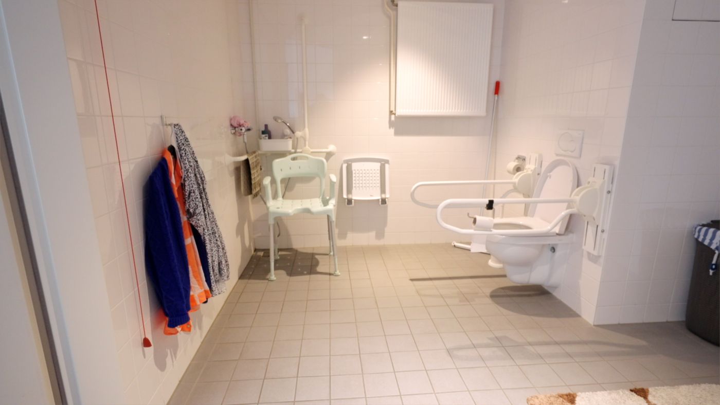 Badkamer christelijk verpleeghuis Riederborgh Badkamer op locatie Riederborgh