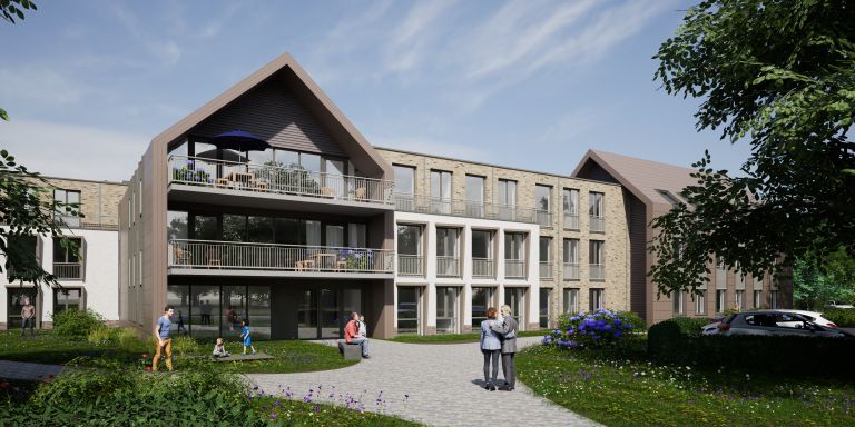 Impressie Entree nieuwbouw 't Harde Impressie Entree nieuwbouw 't Harde