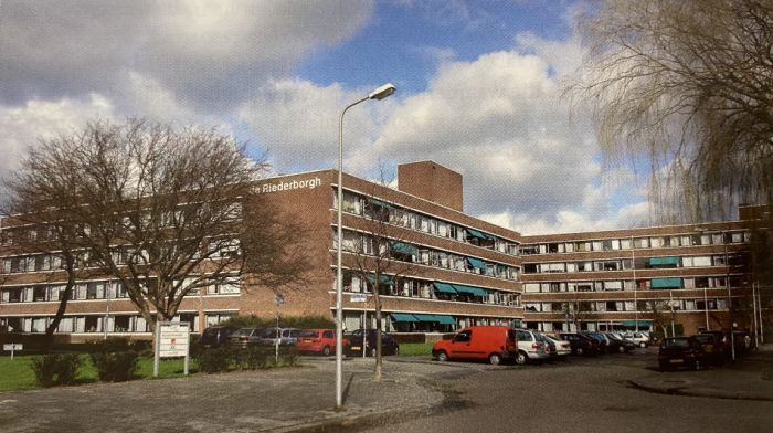 Riederborgh vroeger Een foto van het oude gebouw van Riederborgh