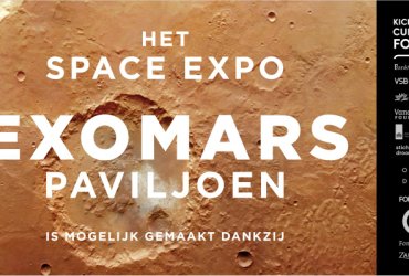 Bord Space Expo ExoMars Paviljoen