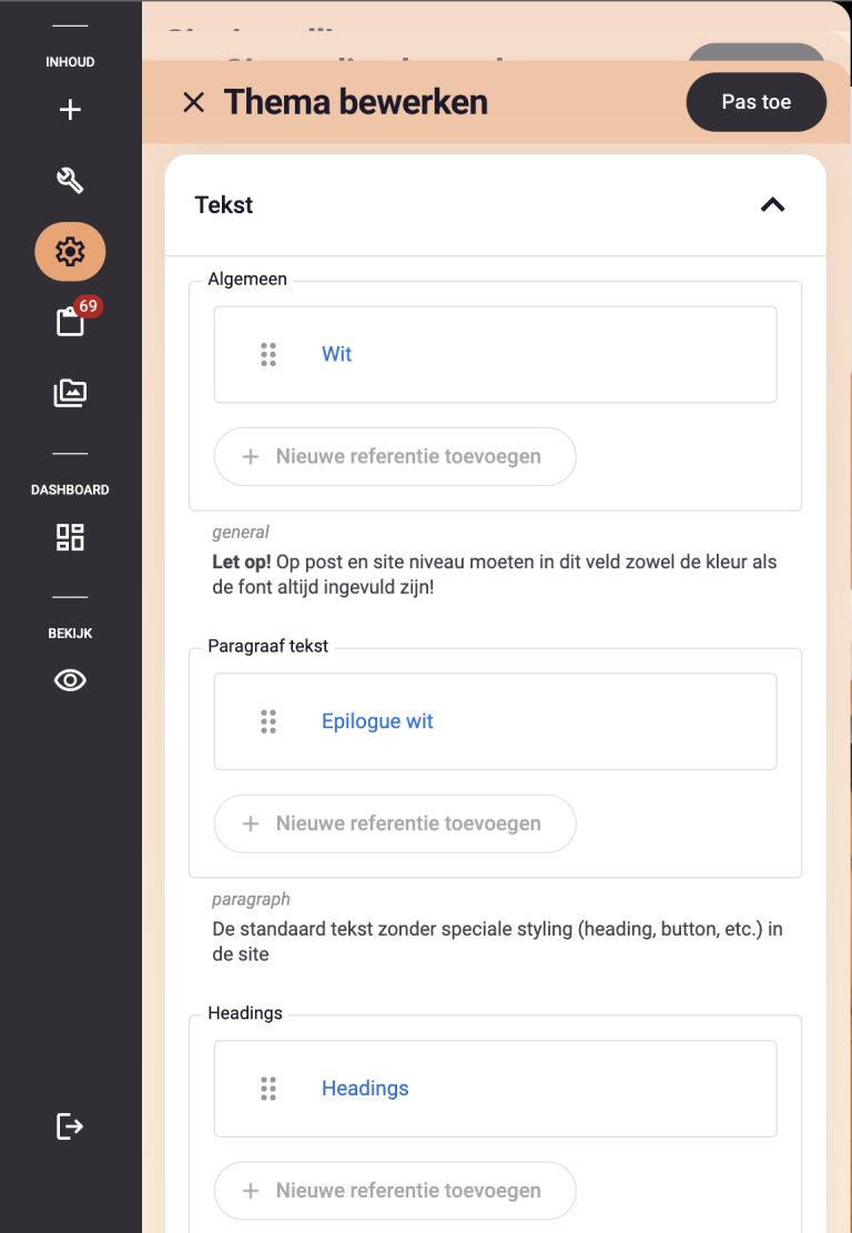 Font Selector Plate Multisite CMS