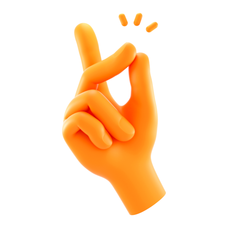 Orange finger snap CMS easy