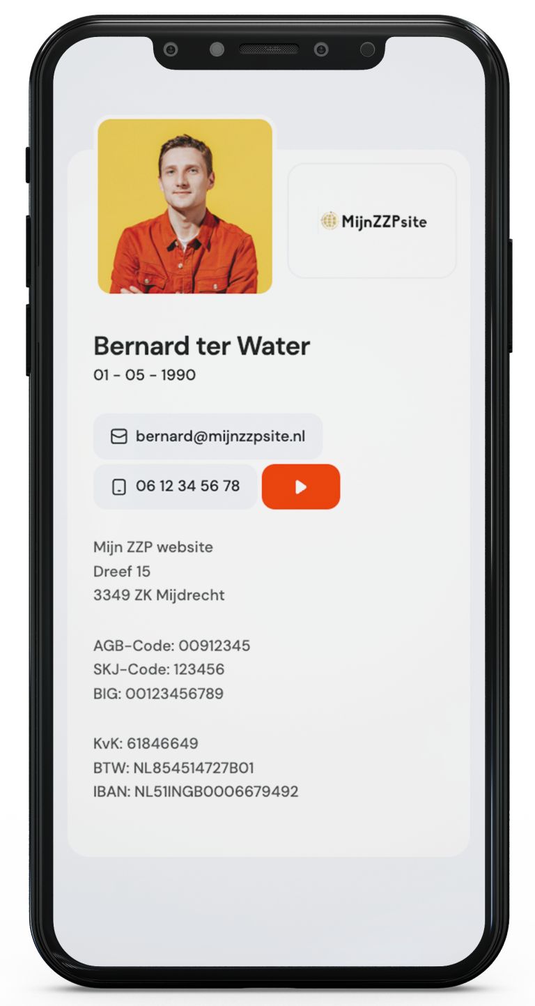 Mockup Iphone mijnzzpsite Plate Bendy